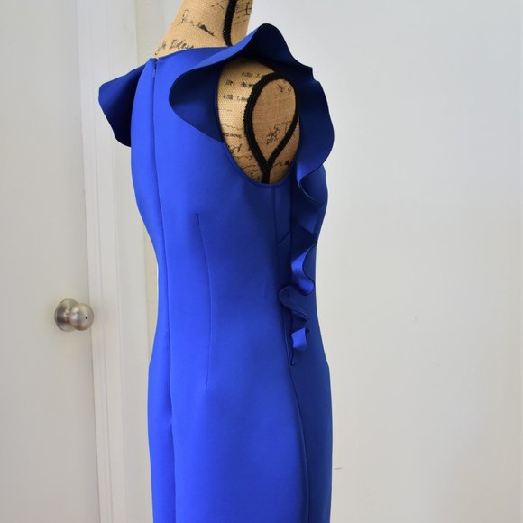 NEW! Nero By Jatin Varma Ruffle Detail Dress. - Picture 5 of 12